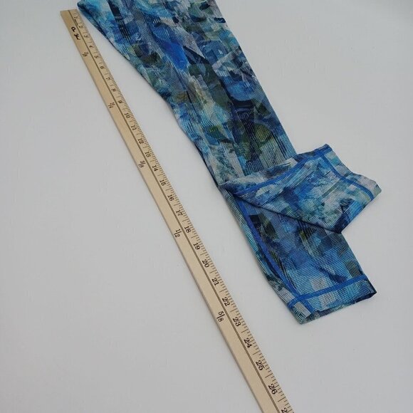 Lululemon Wunder Under Hi-Rise 7/8 Tight 25" Sun Dazed Multi Blue 8 Luxtreme - Picture 9 of 9